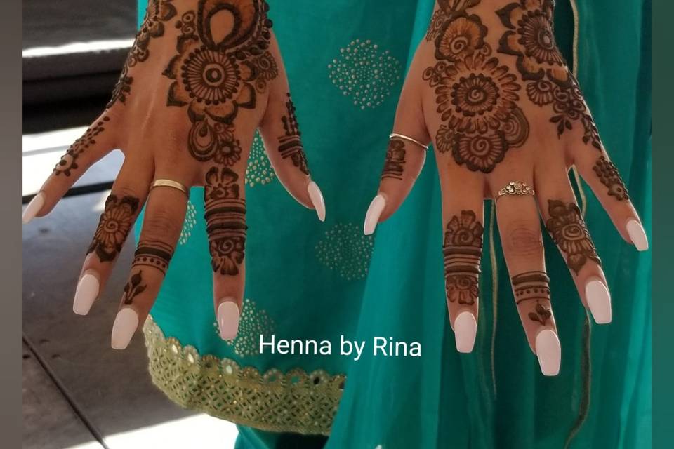 Bridal party henna