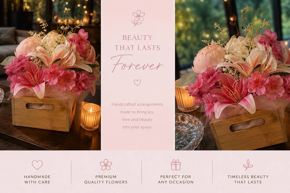 🌸 Sweetheart Table Floral Acc