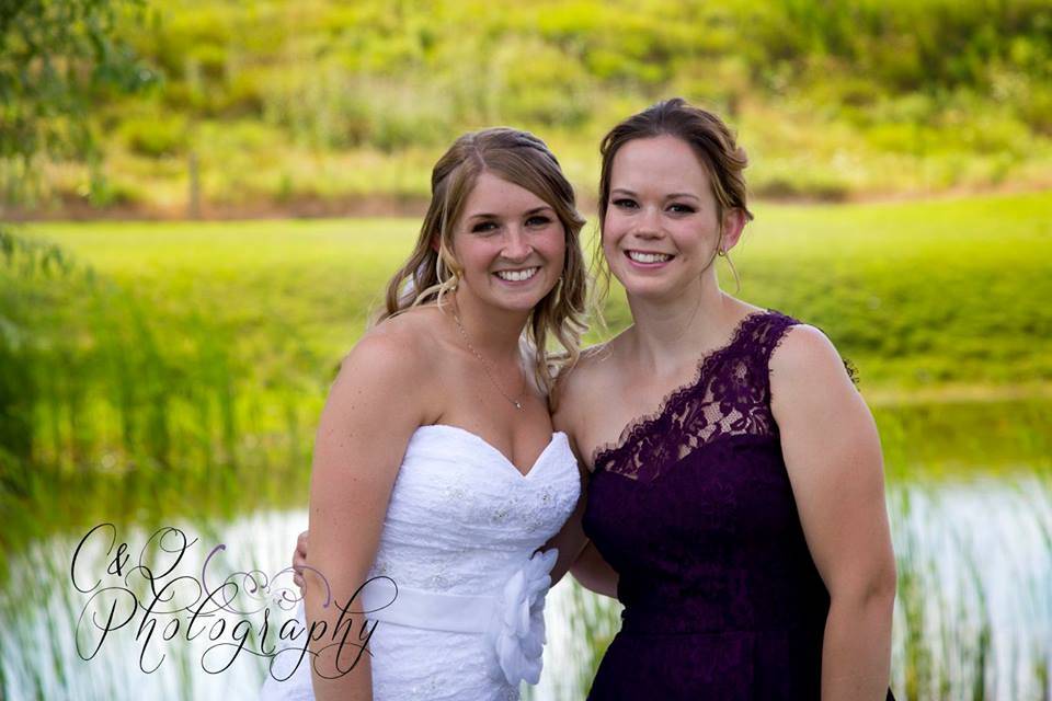 Bride and Maid of Honour