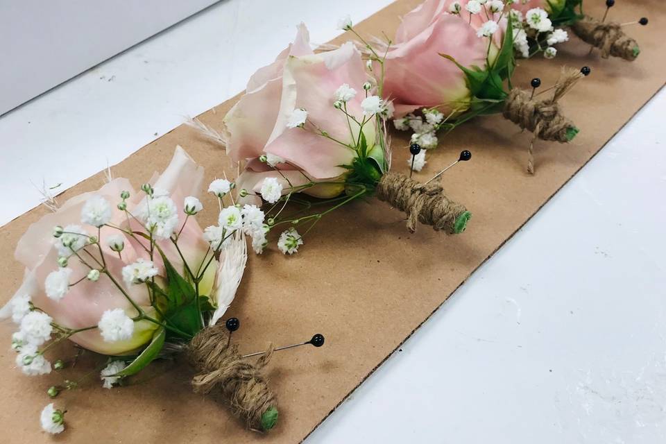 Beautiful boutonnieres