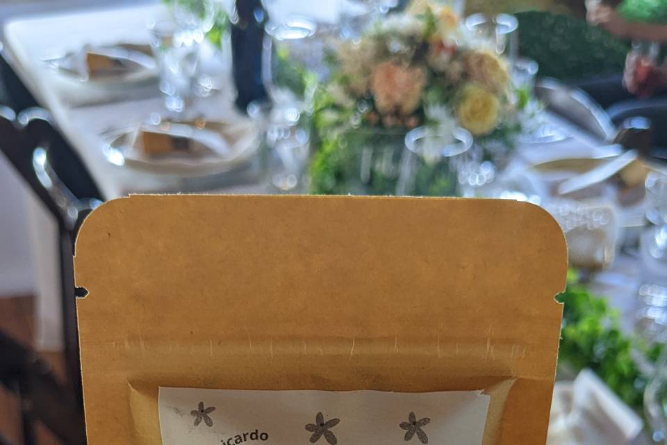 Rustic/boho wedding favour