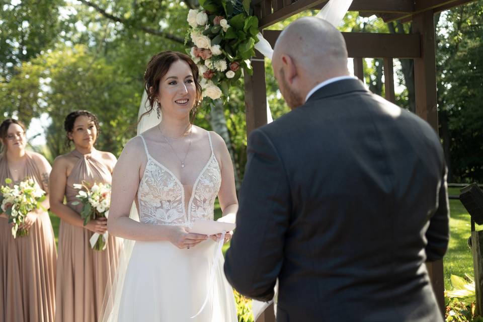 Tailored Ties: Vow Exchange