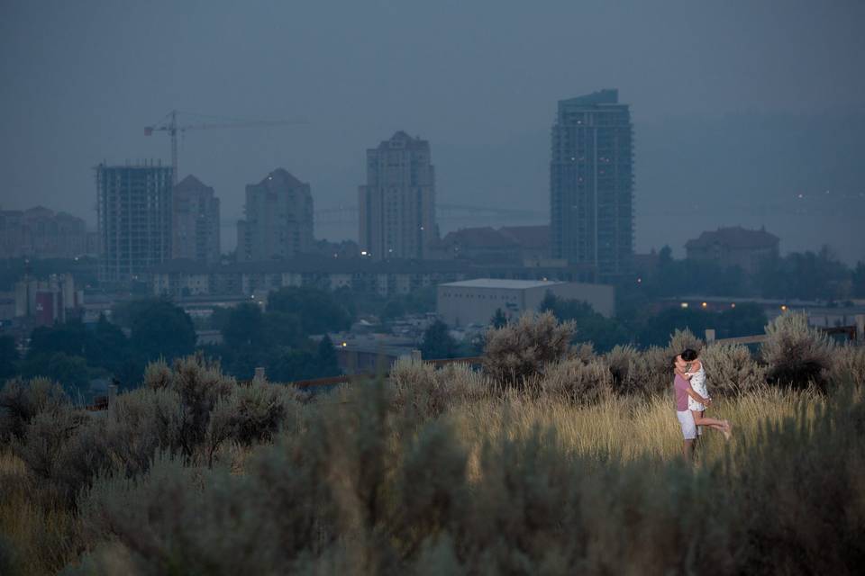 Kelowna Engagement Photo