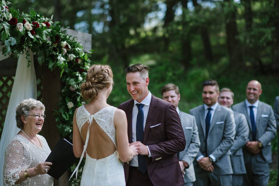 Exchanging vows