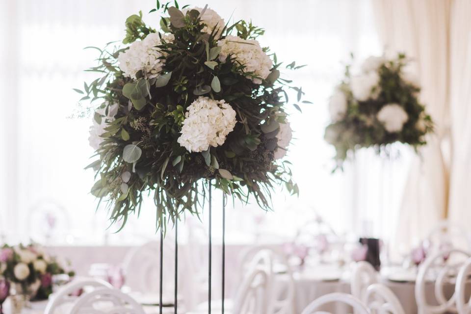 Florals at Reception