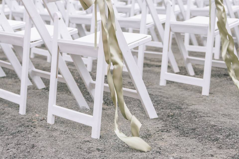 Ceremony chair detail