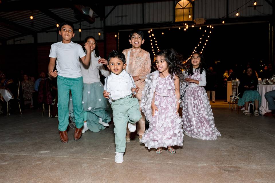 Kids on the dance floor