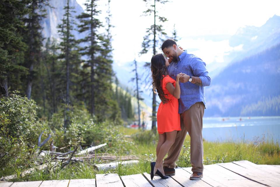 Engagement in Lake Louise