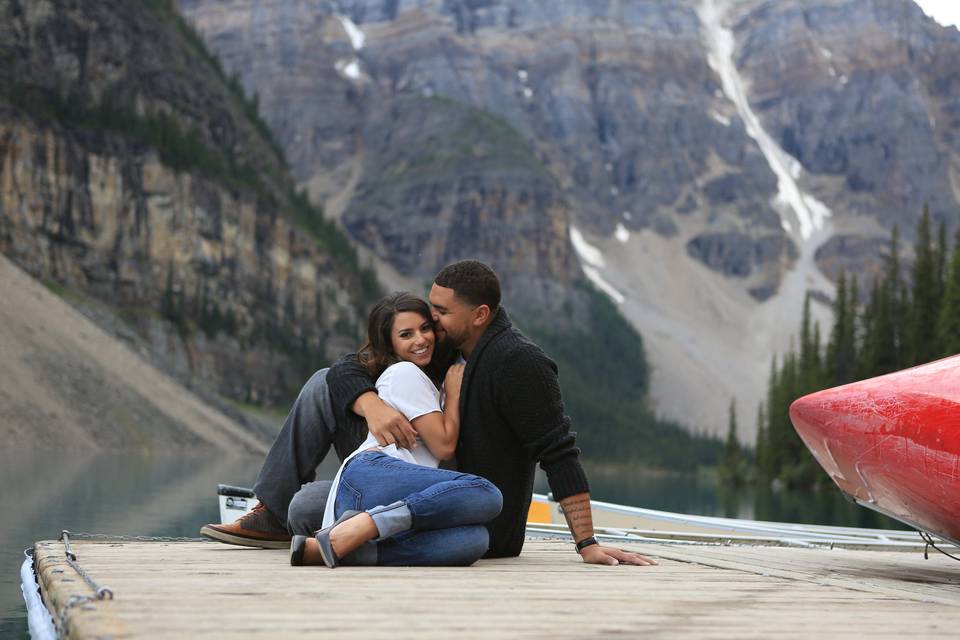 Engagement in Lake Louise