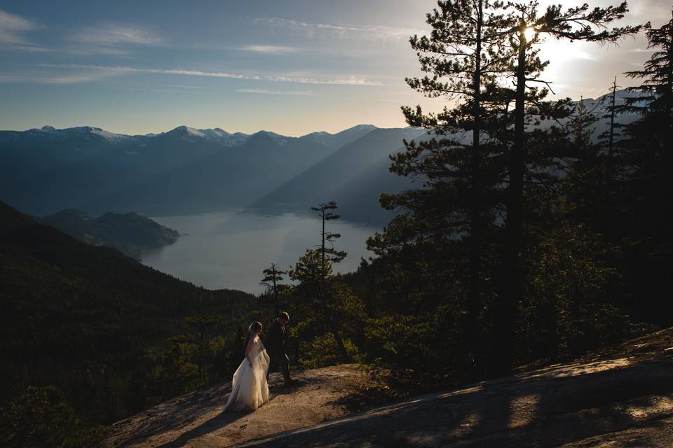 Sea to Sky Gondola Sunset