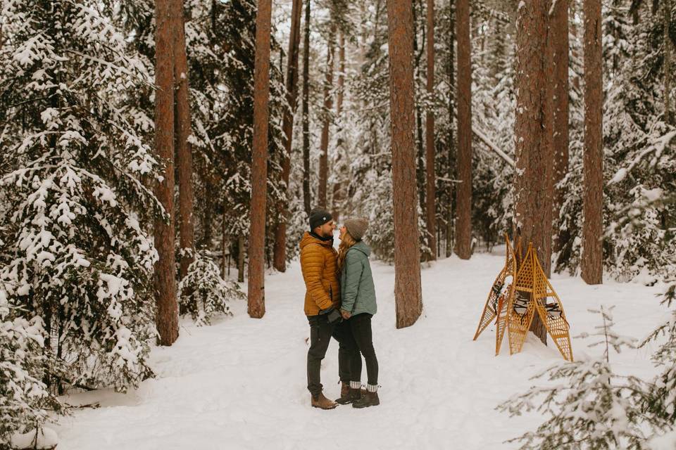 Engagement Snow Shoe