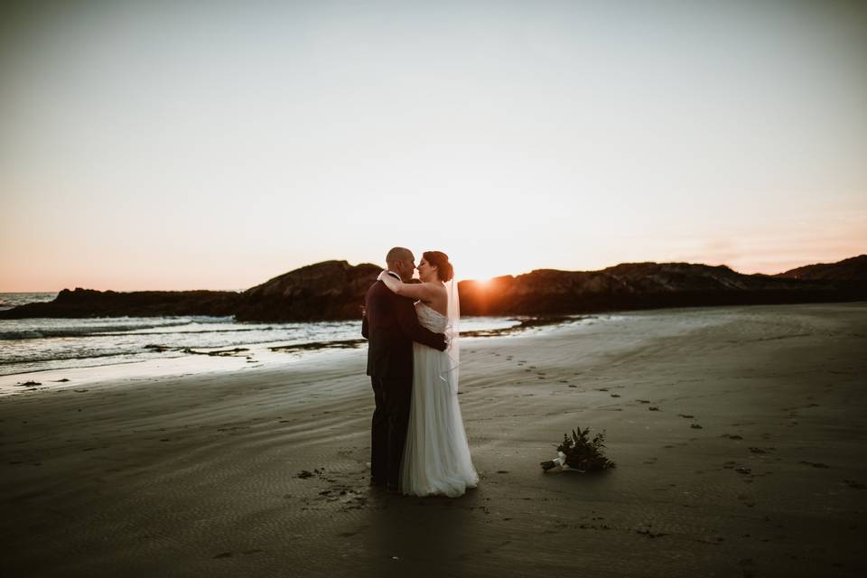 Beach Wedding Nicole Durkan