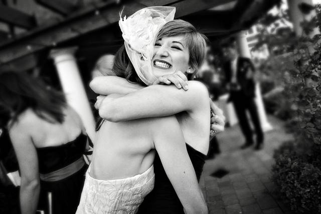 Private backyard wedding, BC