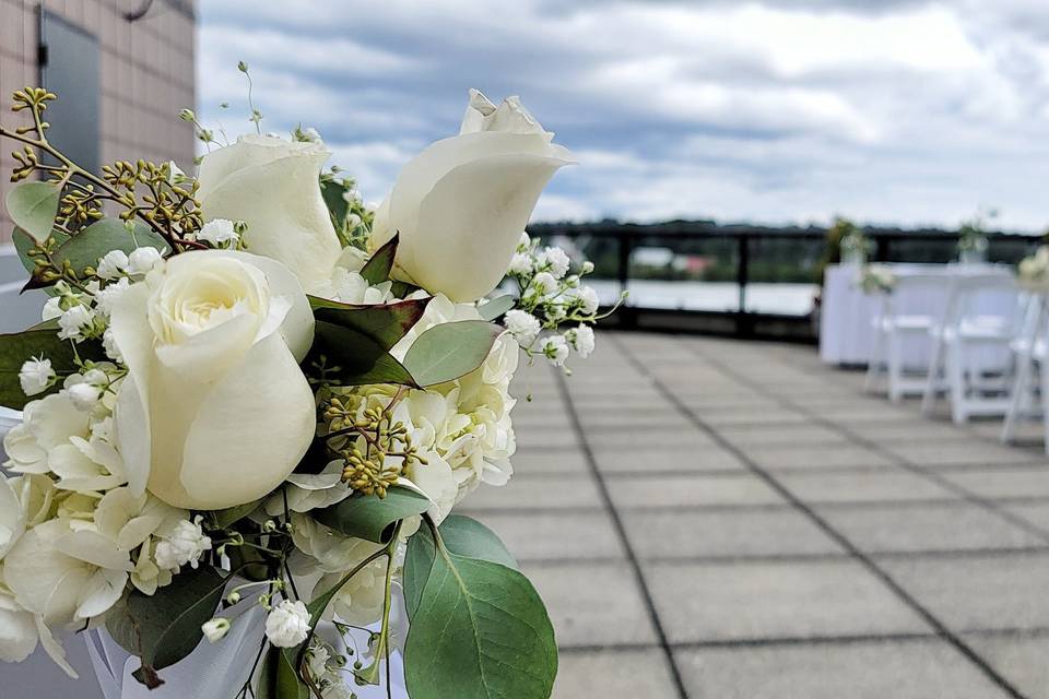 Inn at the Quay-Patio Ceremony