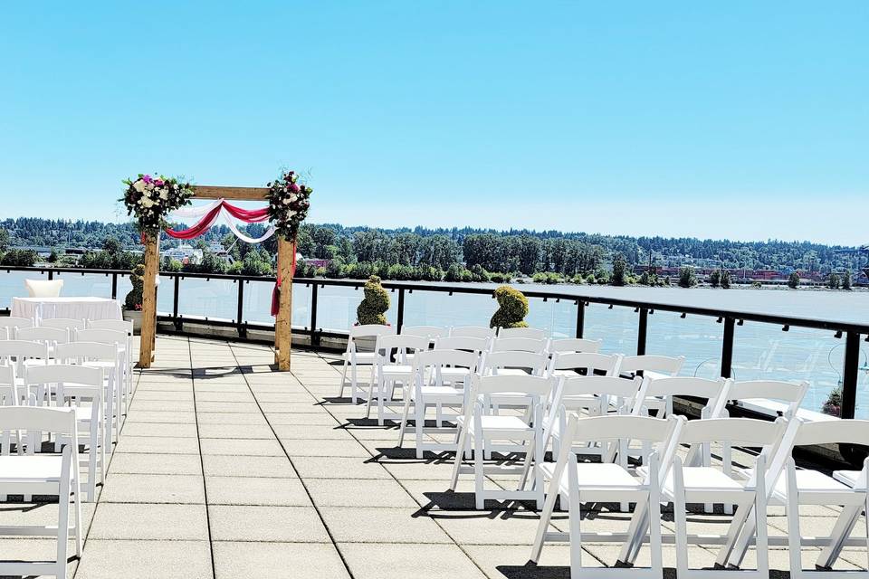 Inn at the Quay-Patio Ceremony