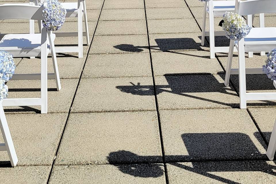 Inn at the Quay-Patio Ceremony