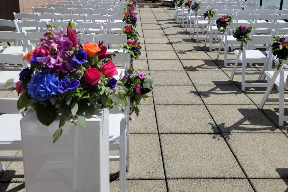 Inn at the Quay-Patio Ceremony