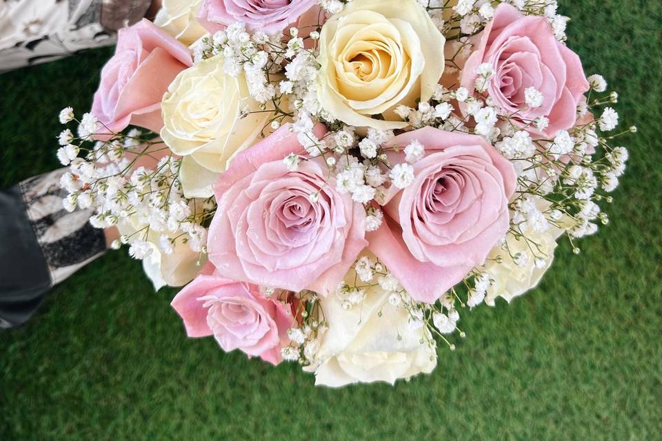 Tea Pink Bridal Bouquet