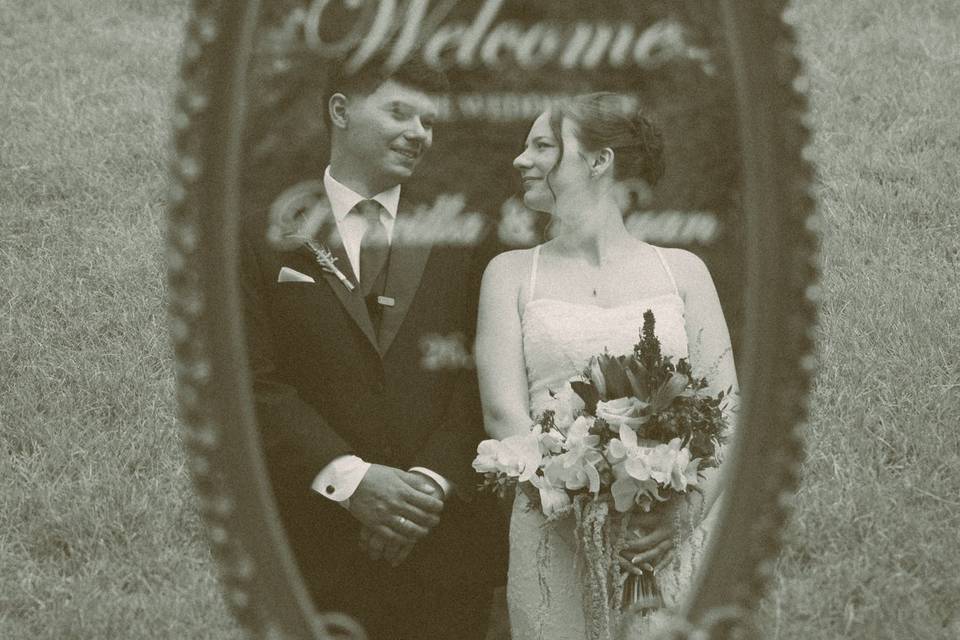 Bride and Groom Mirror
