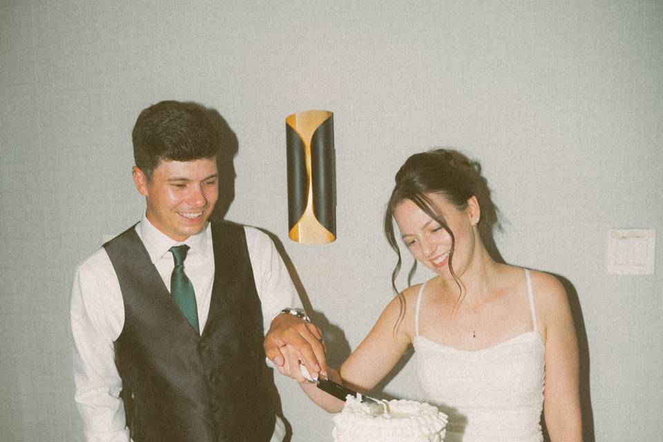 First Cake Cut