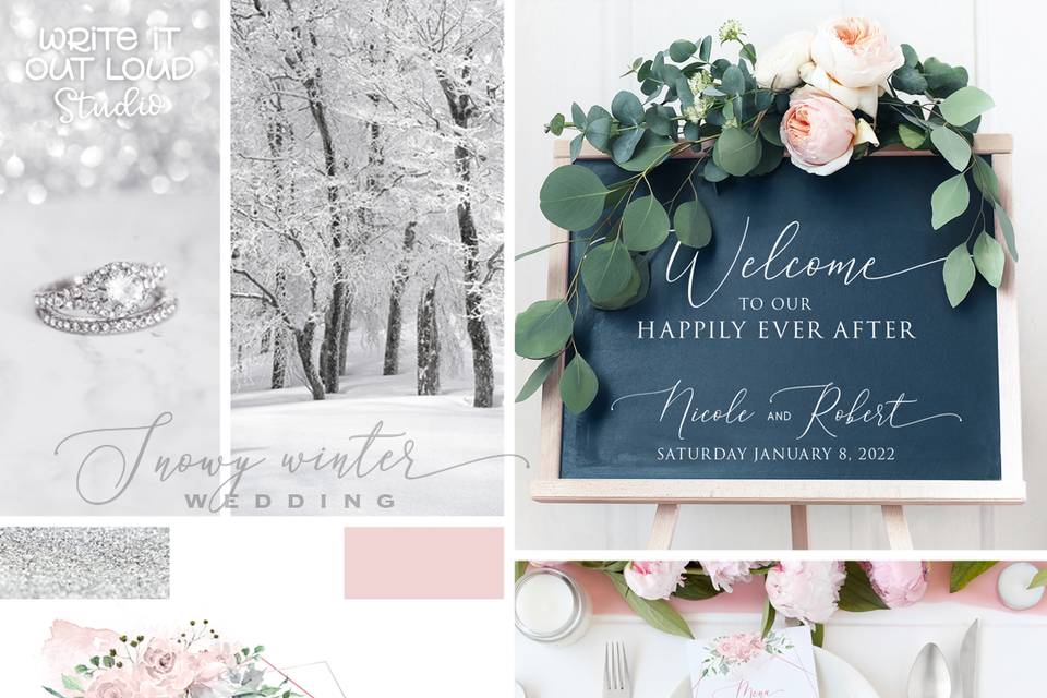 Floral Geo Vision Board