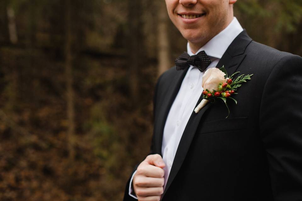 Groom Boutonniere Edmonton