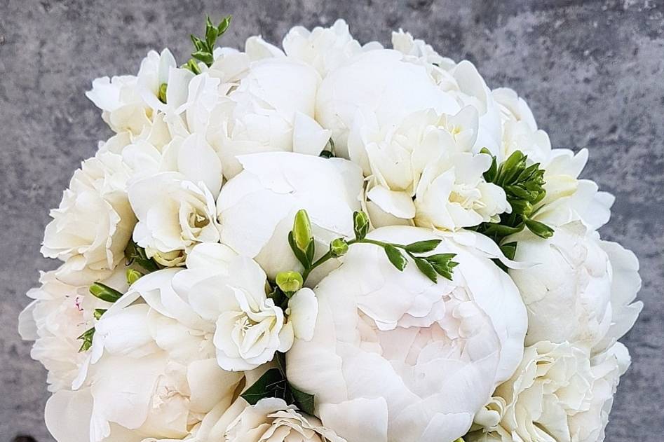 Wedding Bouquet Peonies