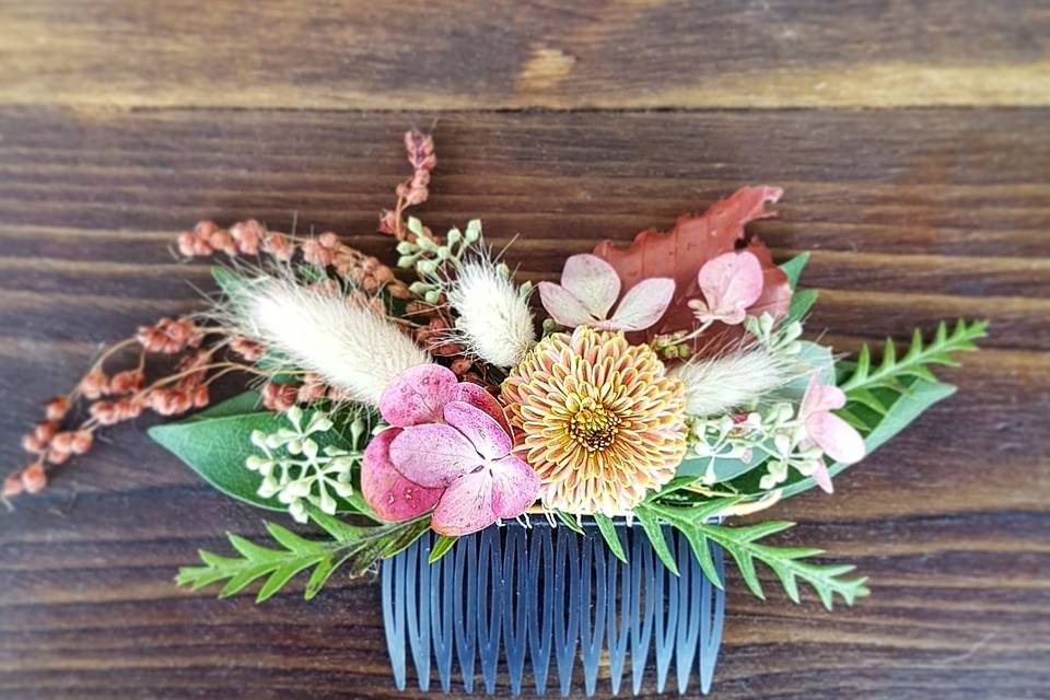 Floral Hair Comb