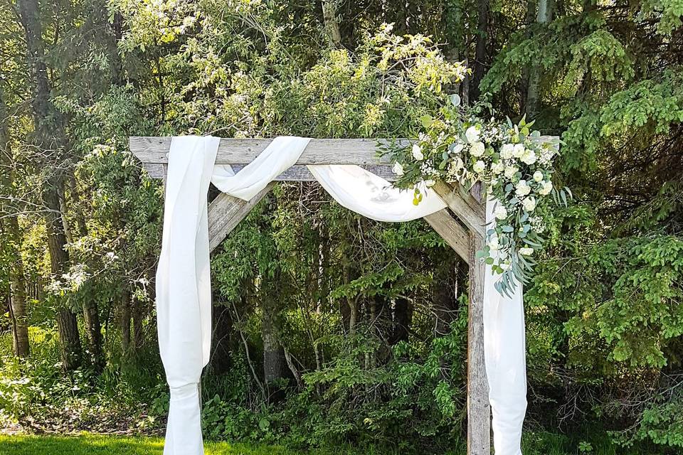 Archway Arrangement Wedding