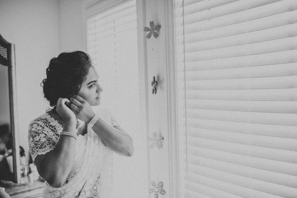 Bride Getting Ready