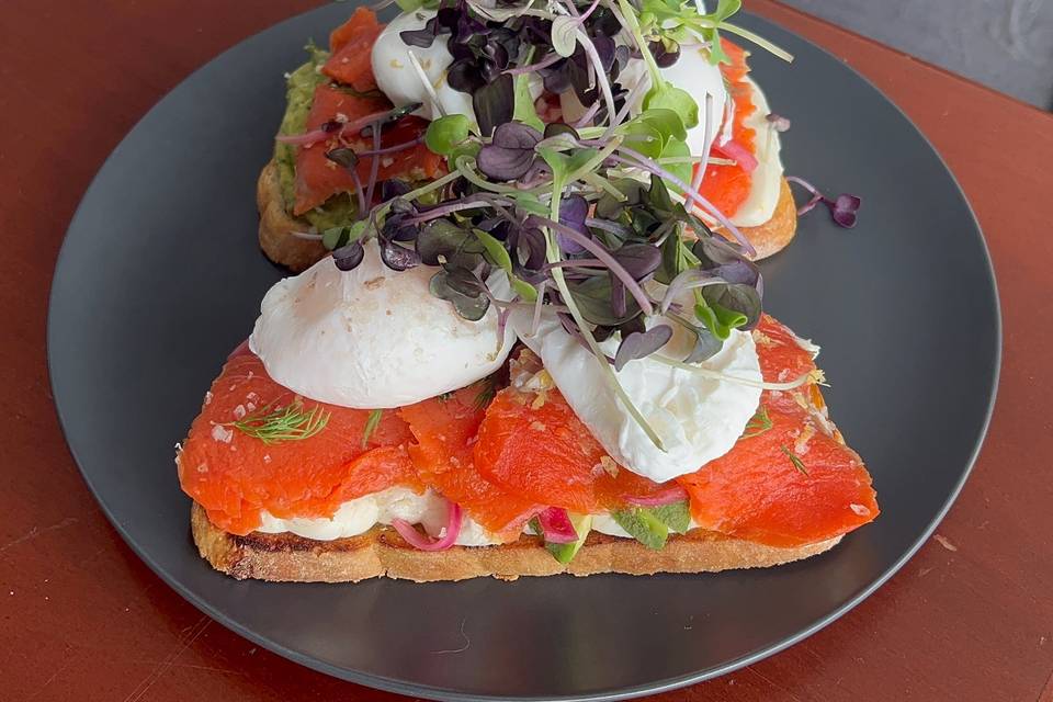 Avocado toast breakfast