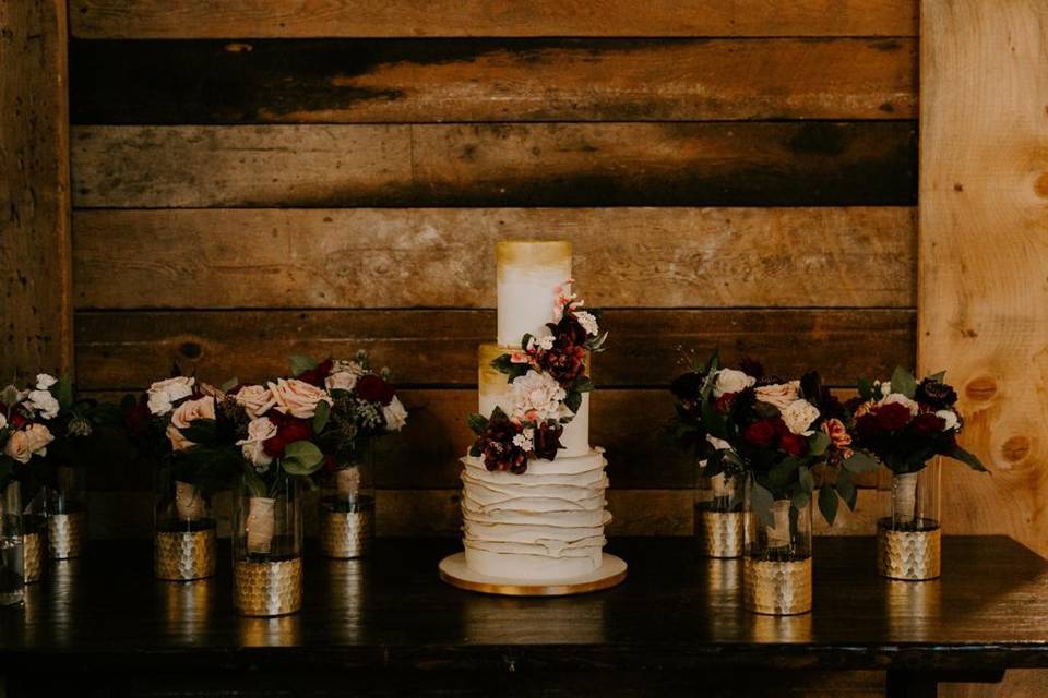 Floral Backdrop Arch