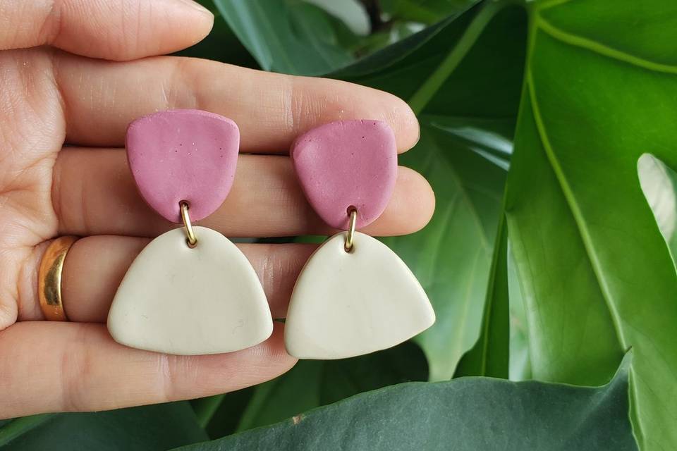 Custom coloured earrings