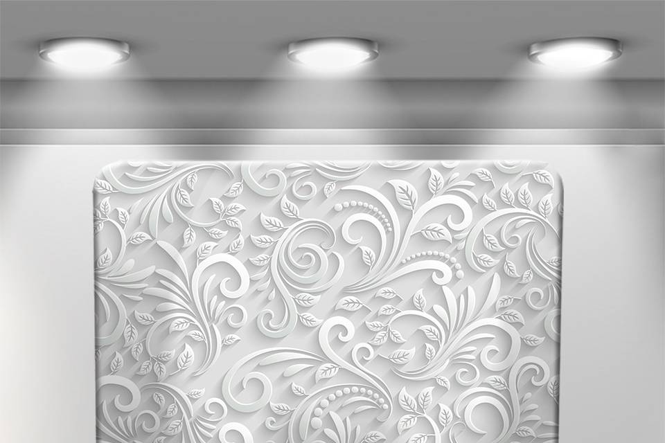 White Pattern Backdrop