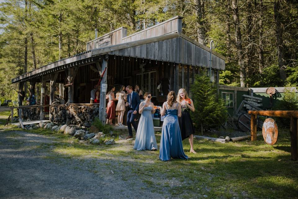 Wedding bar reception