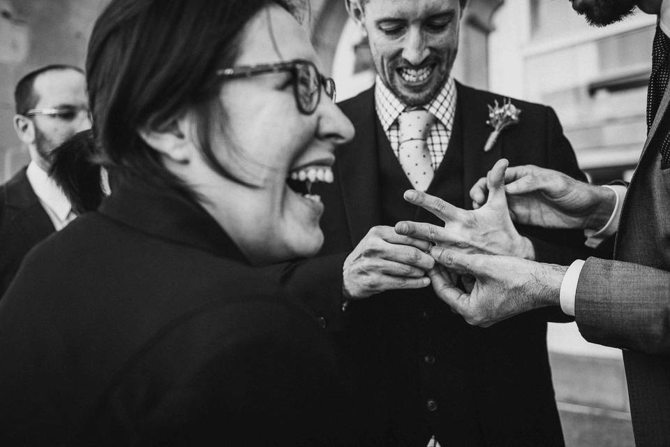 Fun groomsmen portrait