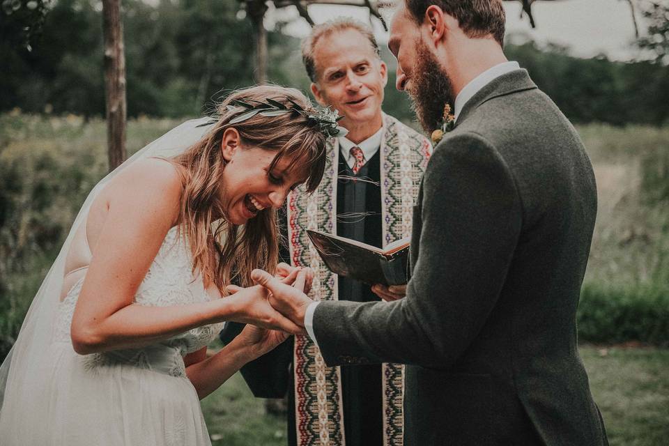 Vermont chic country wedding