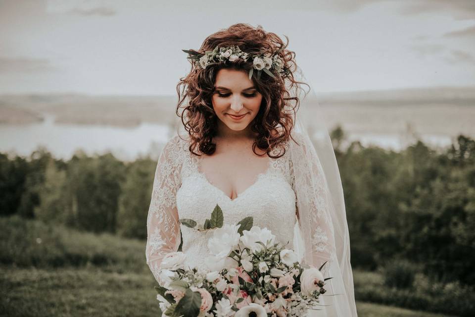 Bride in Eastern Townships
