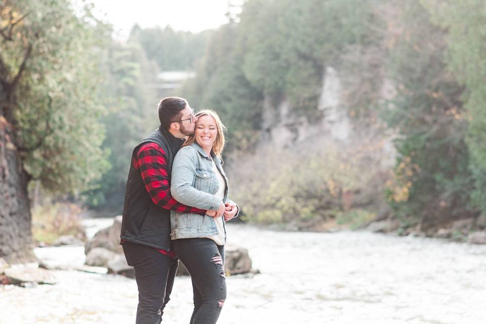 Engagement session in Elora