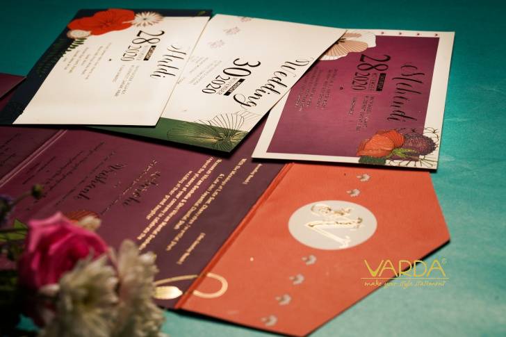 Indian wedding invitation card