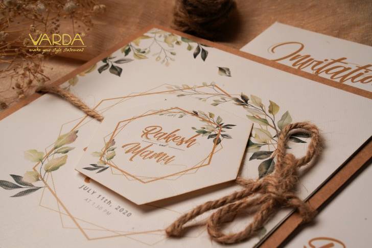 Ecofriendly Wedding Invitation