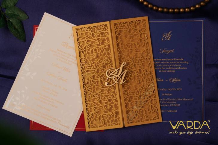 Lasercut wedding invitations