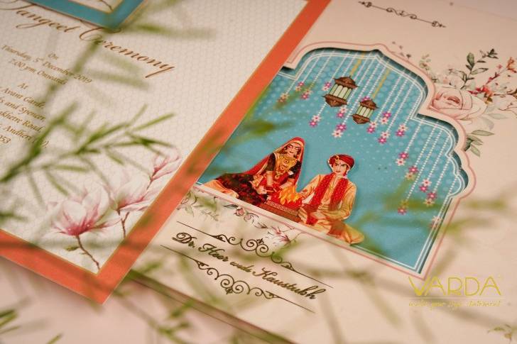 Hindu wedding invitation cards
