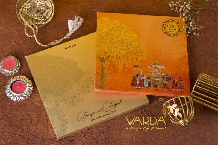 Hindu wedding invitation cards