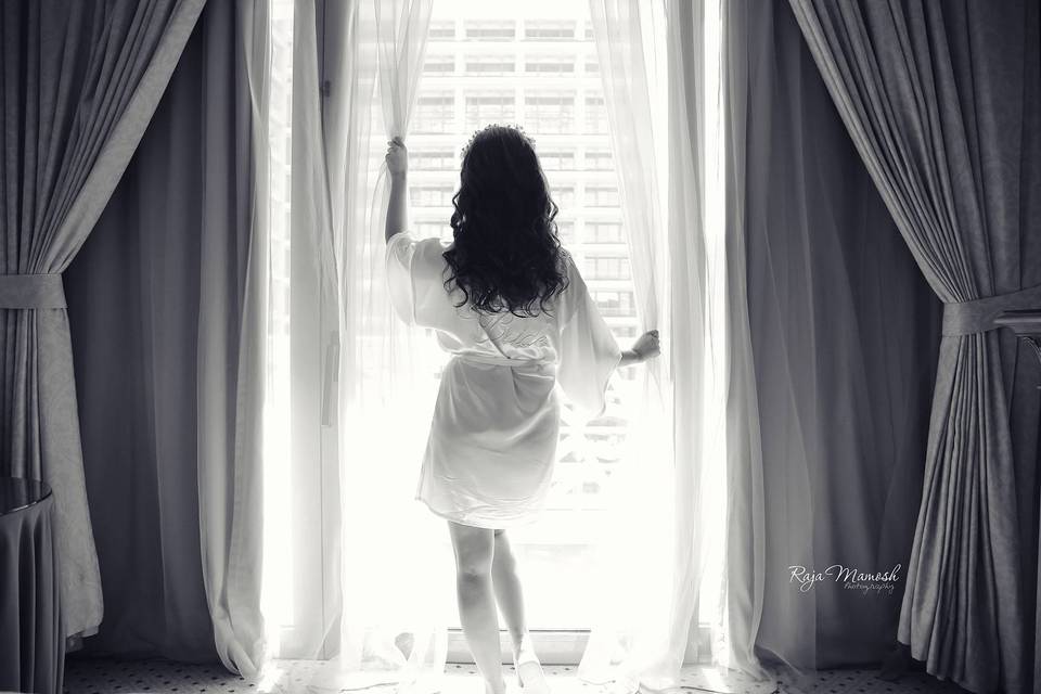 Looking out the window