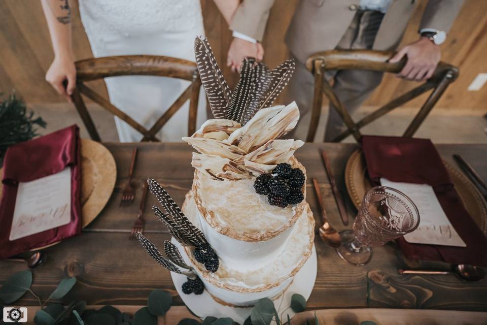 Gorgeous wedding cake