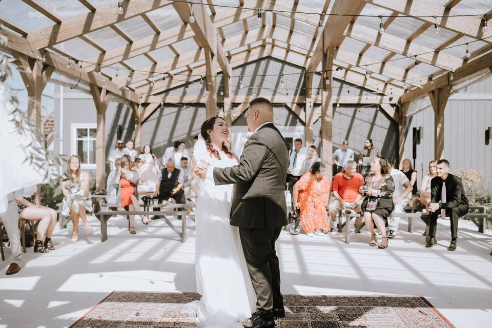 Their first dance