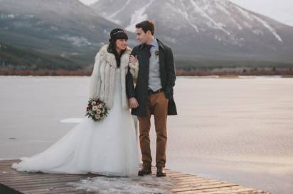 Winter Mountain Wedding