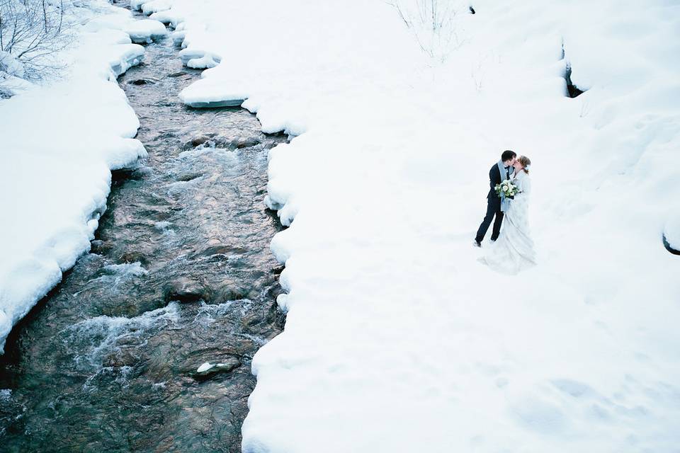 Winter whistler wedding