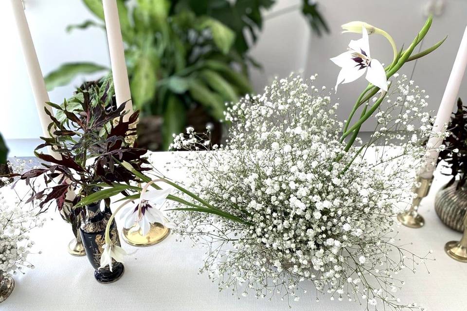 Tablescape at client's home.